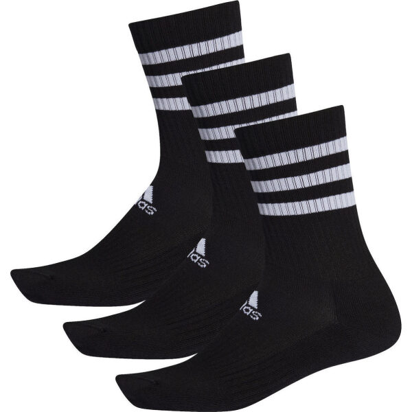 adidas Performance 3-Stripes Cushioned Crew Socks 3 Pairs - DZ9347