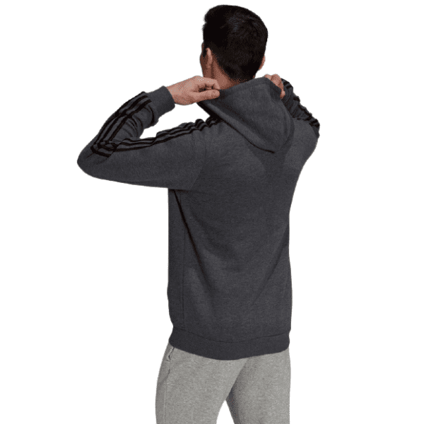 Adidas Essentials Fleece 3S Full-Zip Hoodie - HB0042 syrrakos-sport (2)
