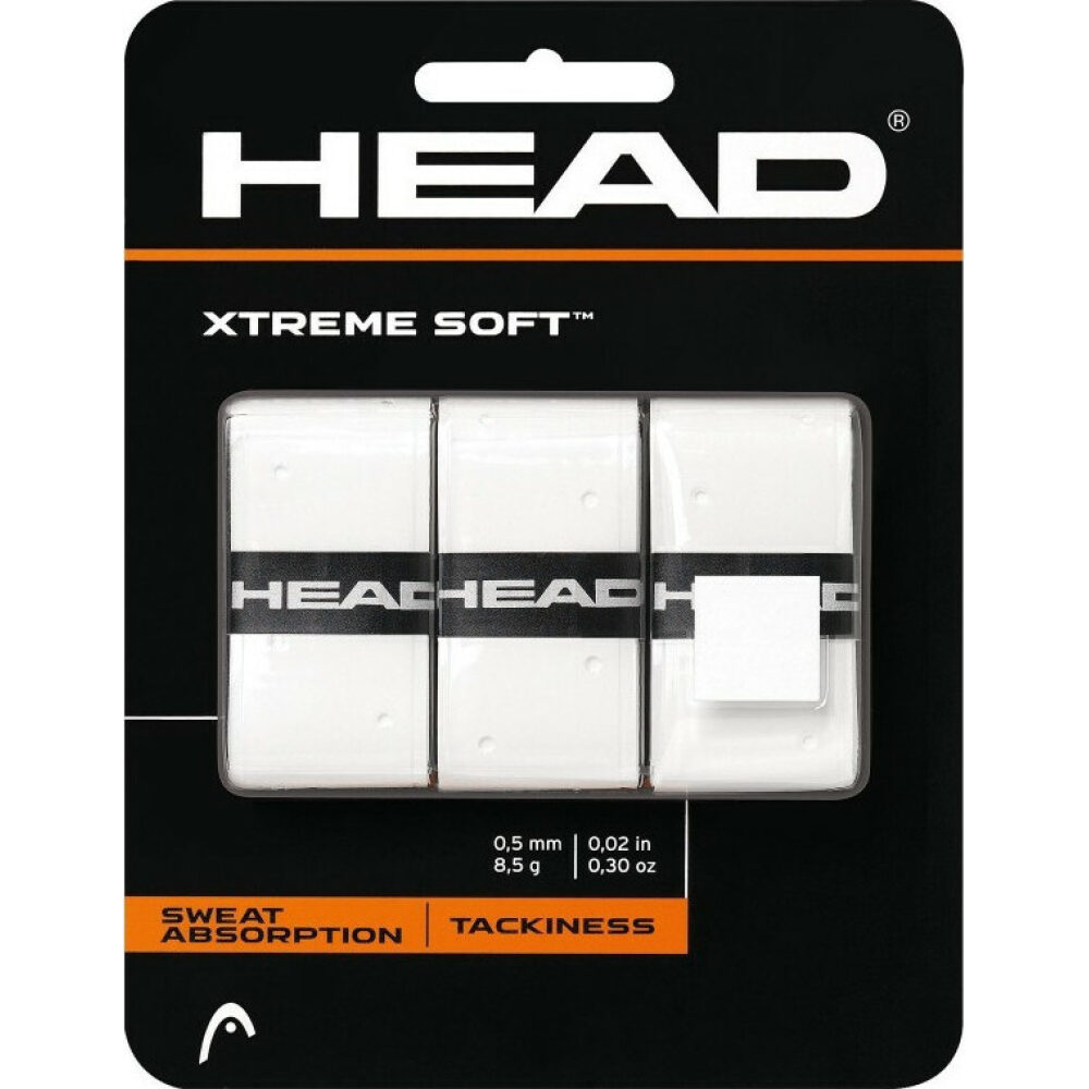 Head Xtreme Soft Overgrip Λευκό - 285104-WH syrrakos-sport