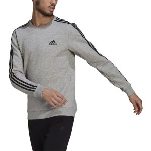 Adidas Essentials Fleece 3S Sweatshirt - GK9110 syrrakos-sport (1)