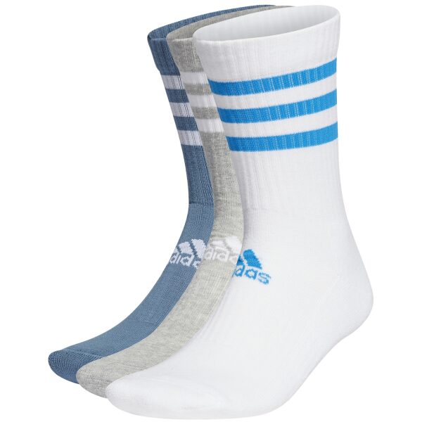 Adidas 3S Cushioned Crew Socks 3 Pairs - HE4993 syrrakos-sport