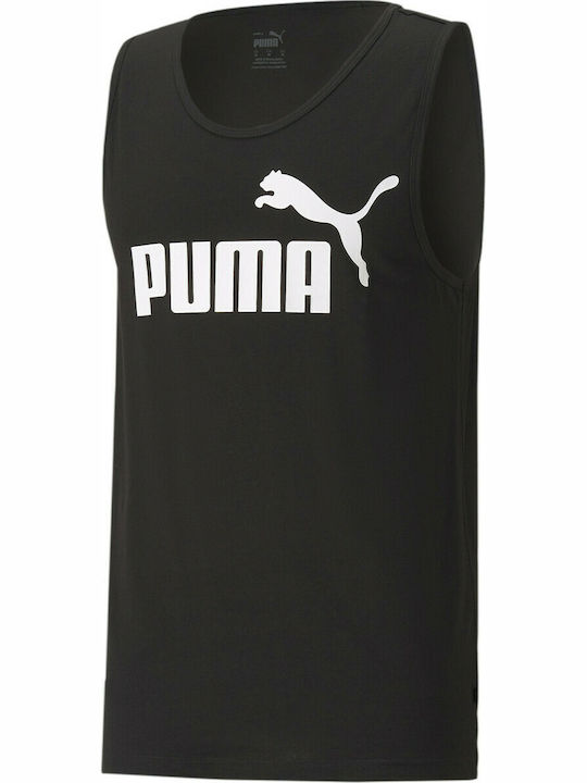 Puma-Essentials-Black-Tank-586670-01-syrrakos-sport