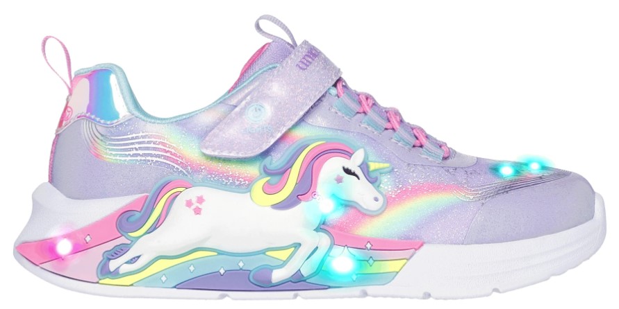 Skechers-Unicorn-Chaser-S-Lights-302298L-LVMT-syrrakos-sport