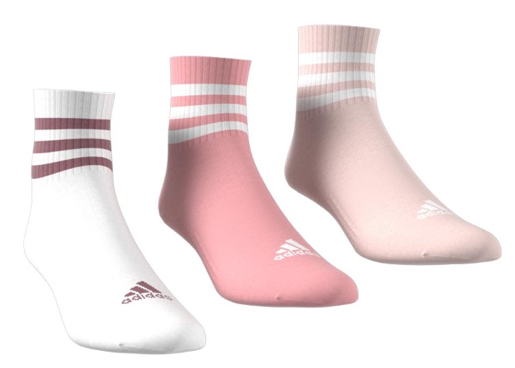 Adidas-3-Stripes-Cushioned-Mid-Cut-Socks-3-Pair-IZ0126-syrrakos-sport